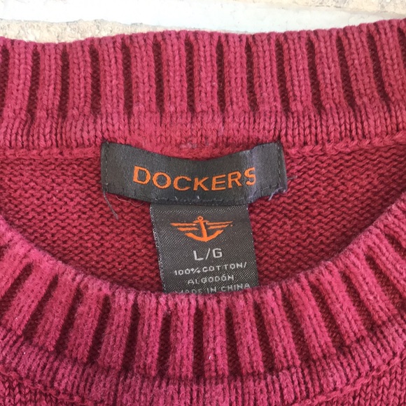 Men’s Dockers Sweater 100% Cotton - Picture 2 of 6